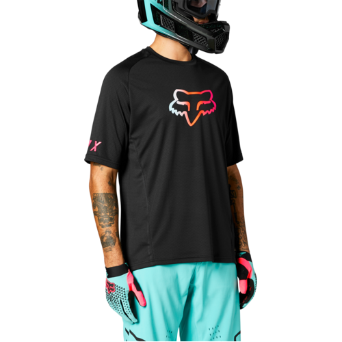 FOX MTB RANGER DRIRELEASE BLACK JERSEY - SM