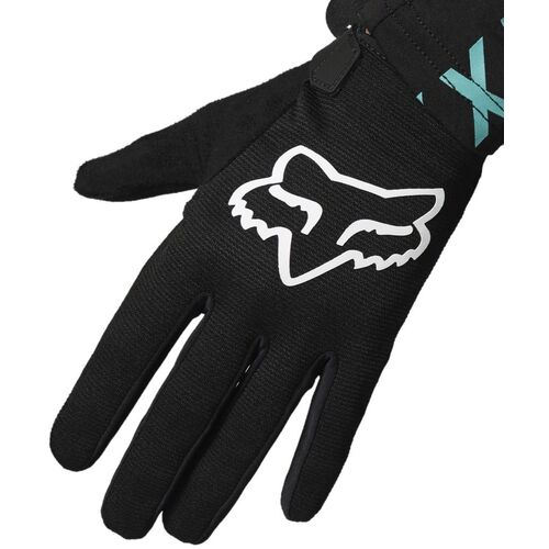 FOX MTB RANGER FOXHEAD BLACK KIDS GLOVES - MD