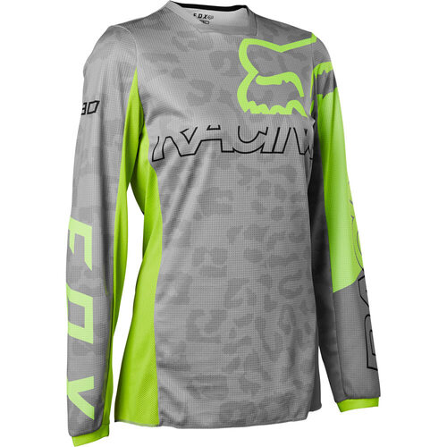 FOX 2022 180 SKEW STEEL GREY WOMENS JERSEY - XL