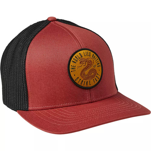 FOX GOING PRO RED CLAY FLEXFIT HAT - S/M