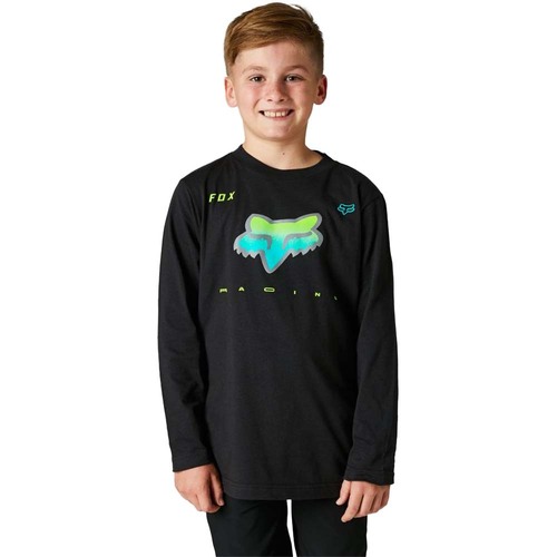 FOX RKANE BLACK LS KIDS TEE - S