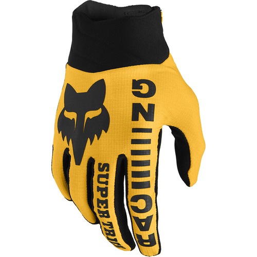 FOX 2022 360 SUPER TRICK YELLOW / BLACK GLOVES - SM