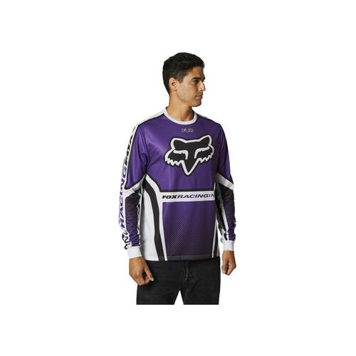 FOX OCTAINE LS PURPLE JERSEY - MD