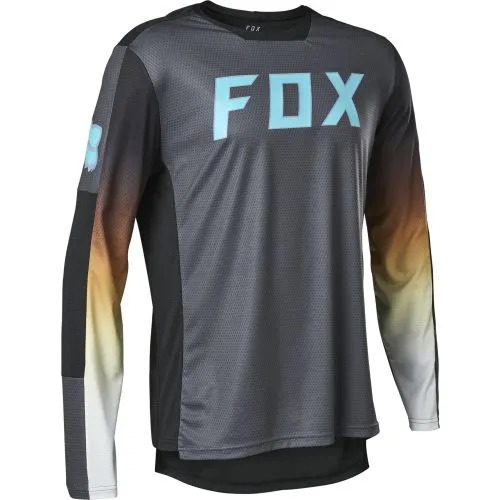 FOX 2022 MTB DEFEND RACE SPEC LONG SLEEVE DARK SHADOW JERSEY - SM