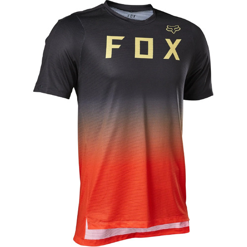 FOX 2022 MTB FLEXAIR FLO RED SHORT SLEEVE JERSEY - SM