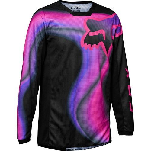 FOX 2023 180 TOXSYK BLACK / PINK KIDS JERSEY - XL