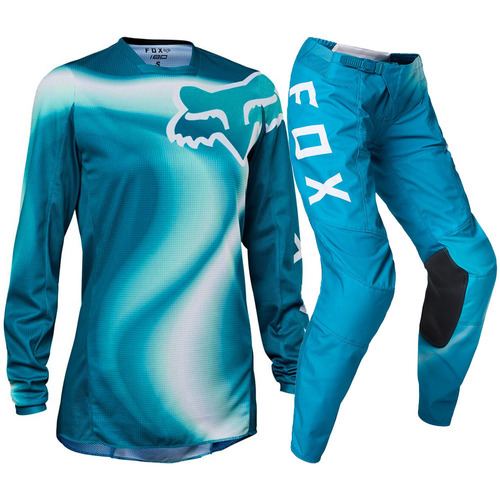 FOX 2023 180 TOXSYK MAUI BLUE KIDS GEAR SET