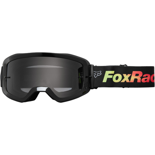 FOX MAIN 2 STATK BLACK / RED SMOKE GOGGLES