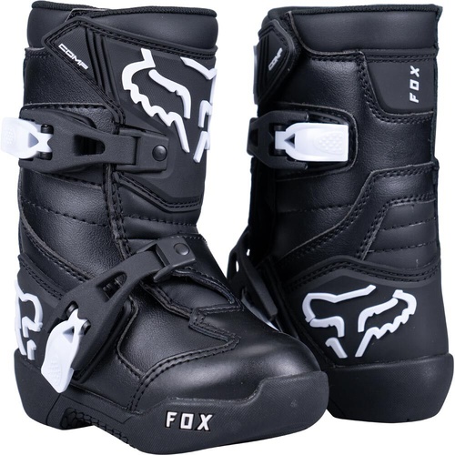FOX 2025 COMP BLACK KIDS BOOTS - 10
