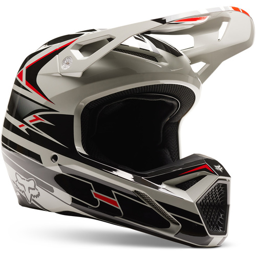 FOX 2023 V1 GOAT STRAFER BLACK KIDS HELMET - S