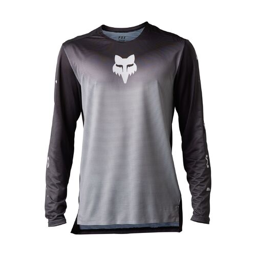 FOX FLEXAIR NOVAH LS STEEL GREY JERSEY - S