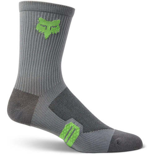 FOX RANGER 6" YOUTH GUNMETAL GREY SOCKS - S