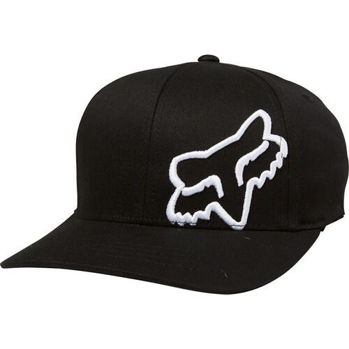 FOX FLEX 45 BLACK / WHITE KIDS FLEXFIT HAT