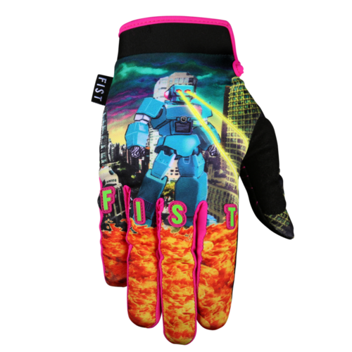 FIST ROBO VS DINO STRAPPED GLOVES - 2XS