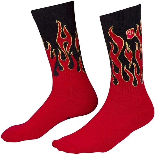 FIST FLAMING HAWT CREW SOCKS - S/M