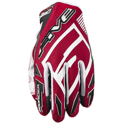 FIVE MXF PRORIDER S RED GLOVES - SM