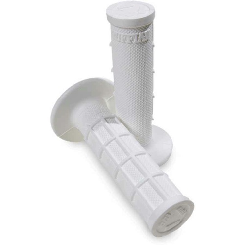 ODI MX HALF WAFFLE PRO WHITE GRIPS