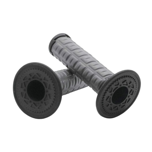 ODI CUSH DUAL PLY BLACK/GREY GRIPS