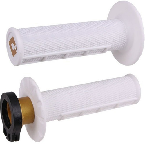 ODI V2 WHITE 2T/4T LOCK ON GRIPS
