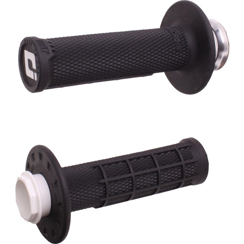 ODI MICRO-X BLACK 2T / 4T HALF WAFFLE LOCK ON GRIPS
