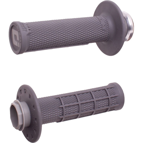 ODI MICRO-X GRAPHITE 2T / 4T HALF WAFFLE LOCK ON GRIPS