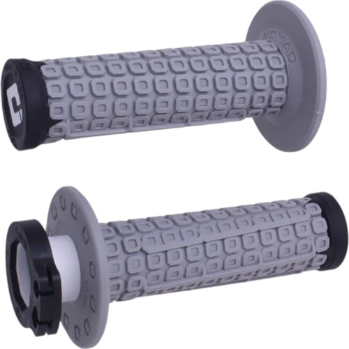 ODI V2 NOMAD D3O GREY / BLACK 2T / 4T LOCK ON GRIPS