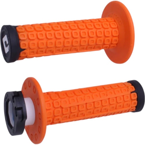 ODI V2 NOMAD D3O ORANGE / BLACK 2T / 4T LOCK ON GRIPS