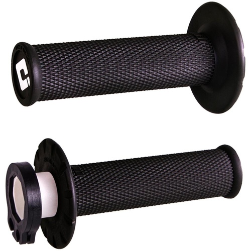 ODI NO WAFFLE BLACK 2T/4T LOCK ON GRIPS