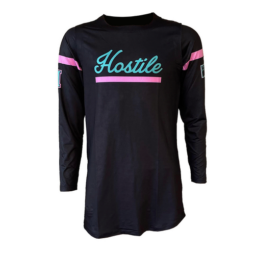 HOSTILE HANDWEAR EVOKE AIR FC BLACK KIDS JERSEY - M