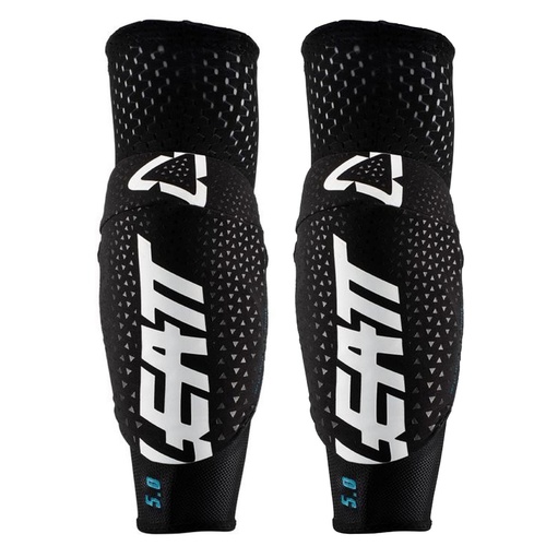 LEATT 3DF 5.0 WHT/BLK JUNIOR ELBOW GUARD