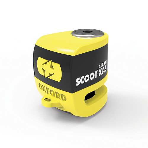 OXFORD XA5 ALARM YELLOW / BLACK DISC LOCK