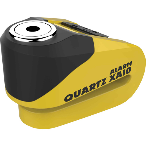 OXFORD XA10 QUARTZ ALARM YELLOW / BLACK DISC LOCK