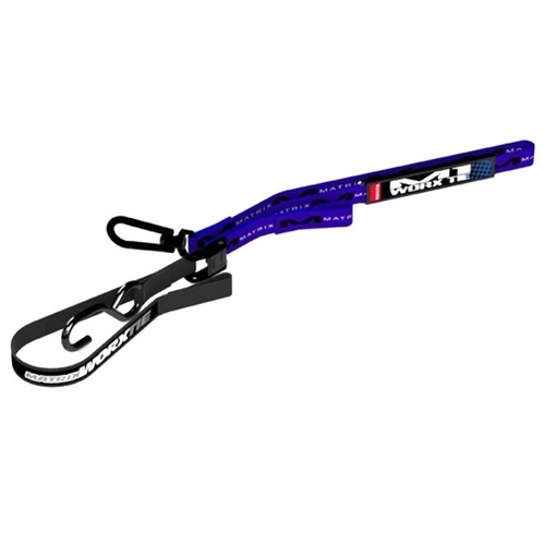 MATRIX M1 WORX TEAM SWIVEL CARABINEER1.0 INCH BLUE TIE DOWN SET