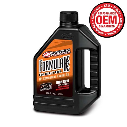 MAXIMA 1L K2 INJECTOR 100% SYNTHETIC RACE 2 STROKE OIL