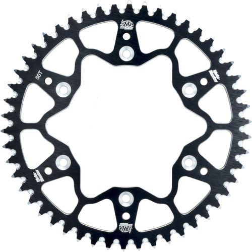 MOTO-MASTER HUSABERG / HUSQVARNA / KTM 125-625 ALLOY BLACK REAR SPROCKET - 45T