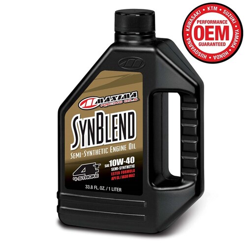 MAXIMA 1L 10W40 SYN BLEND SEMI-SYNTHETIC 4 STROKE OIL