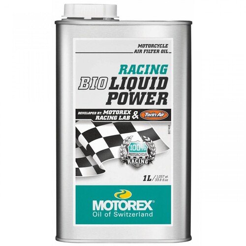 MOTOREX 1L BIO LIQUID RACING AIR FILTER OIL