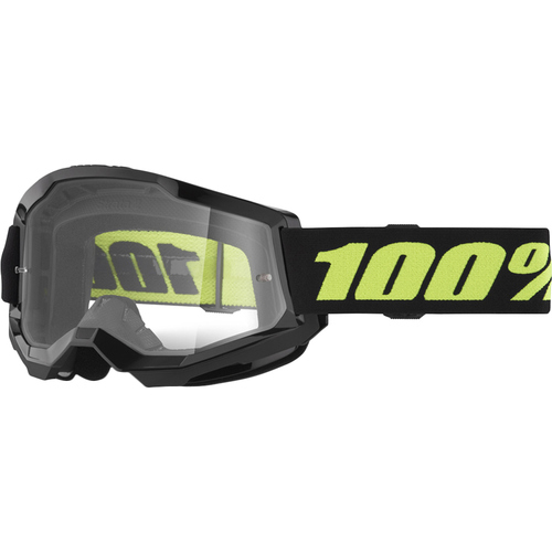 100% PERCENT STRATA 2 SOLAR ECLIPSE CLEAR GOGGLES
