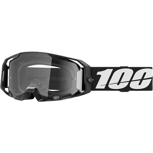 100% PERCENT ARMATIC BLACK CLEAR GOGGLES