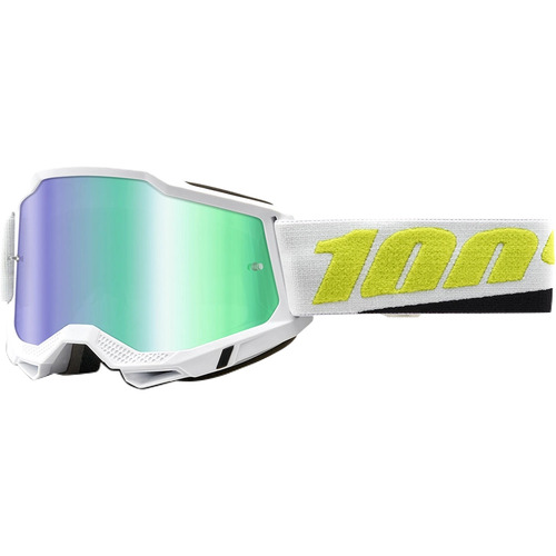 100% PERCENT ACCURI 2 PEYOTE GREEN MIRROR GOGGLES