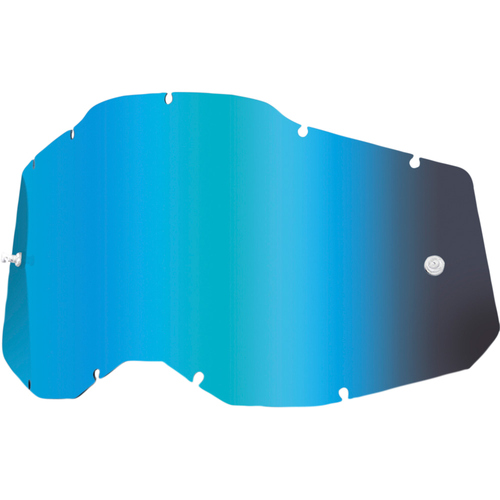 100% PERCENT RACECRAFT 2 / ACCURI 2 / STRATA 2 BLUE MIRROR LENS