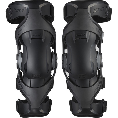 POD K4 2.0 GRAPHITE/BLACK KNEE BRACE SET