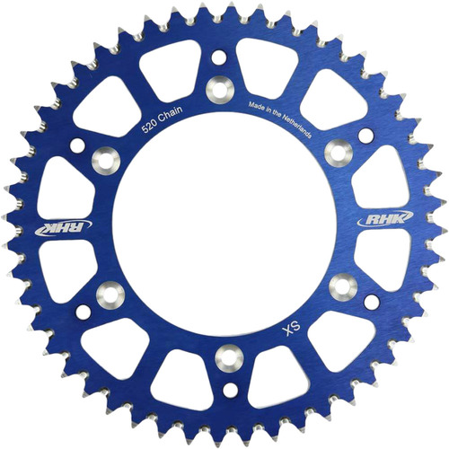 RHK SUZUKI RM80-85 82-24 YAMAHA YZ80-85 93-24 BLUE WARRIOR ALLOY REAR SPROCKET - 48T