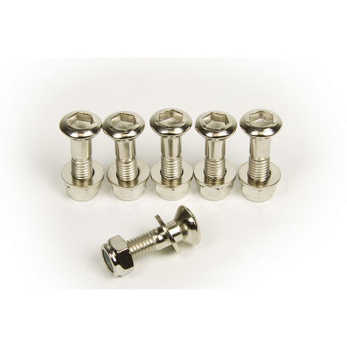 RHK SPROCKET BOLTS X6 PACK HEAVY DUTY - SILVER