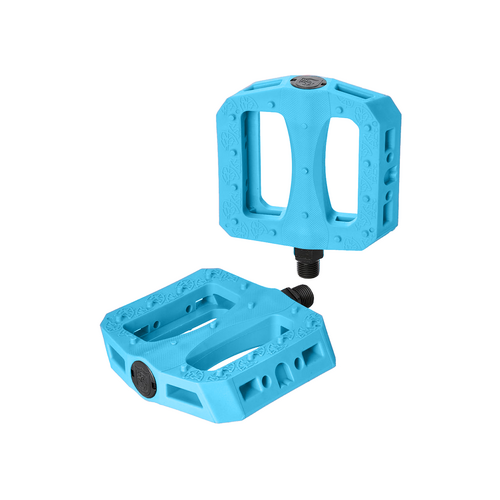 S&M HODER BTM CYAN BLUE PEDALS