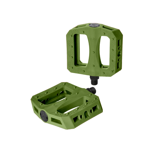 S&M HODER BTM DARK GREEN PEDALS