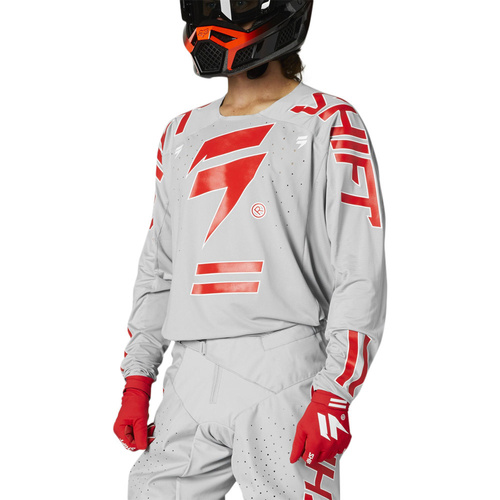 SHIFT 2021 3LACK REDHOT KING GREY/RED JERSEY - SM