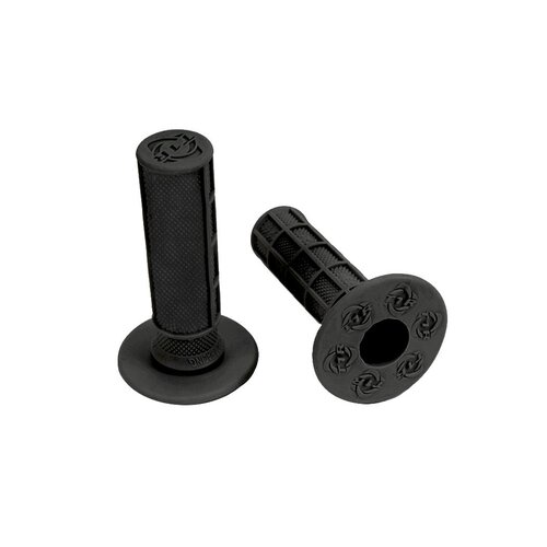 TORC 1 BLACK HOLESHOT 1 / 2 WAFFLE MEDIUM COMPOUND BLACK GRIPS + GLUE