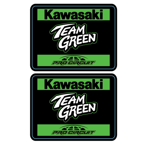 THROTTLE SYNDICATE TEAM GREEN TEAM BADGE DECALS