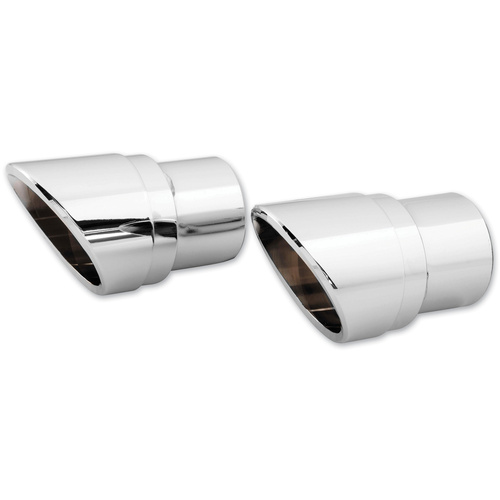 VANCE & HINES V16917 SLASH CUT BILLET END CAPS FOR BIG SHOTS STAGGERED/LONG EXHAUST